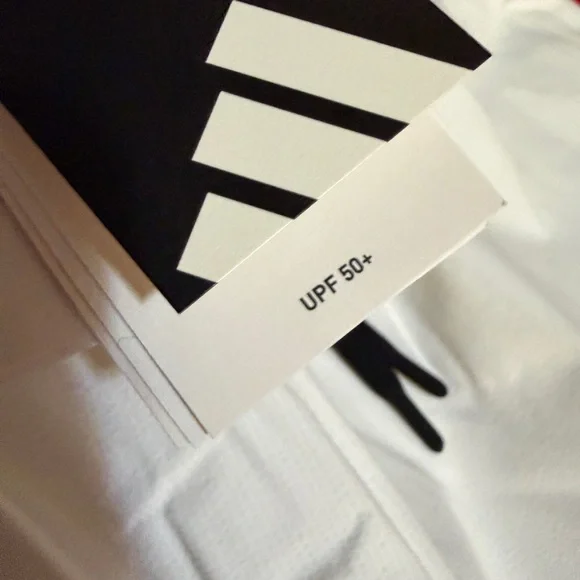 White Joggers with Black Logo